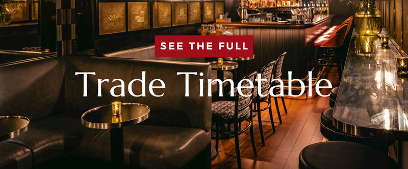Trade Only Event Timetable 